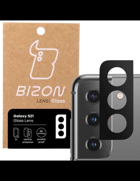 Bizon Glas Linse Samsung Galaxy S21 [2 PACK]