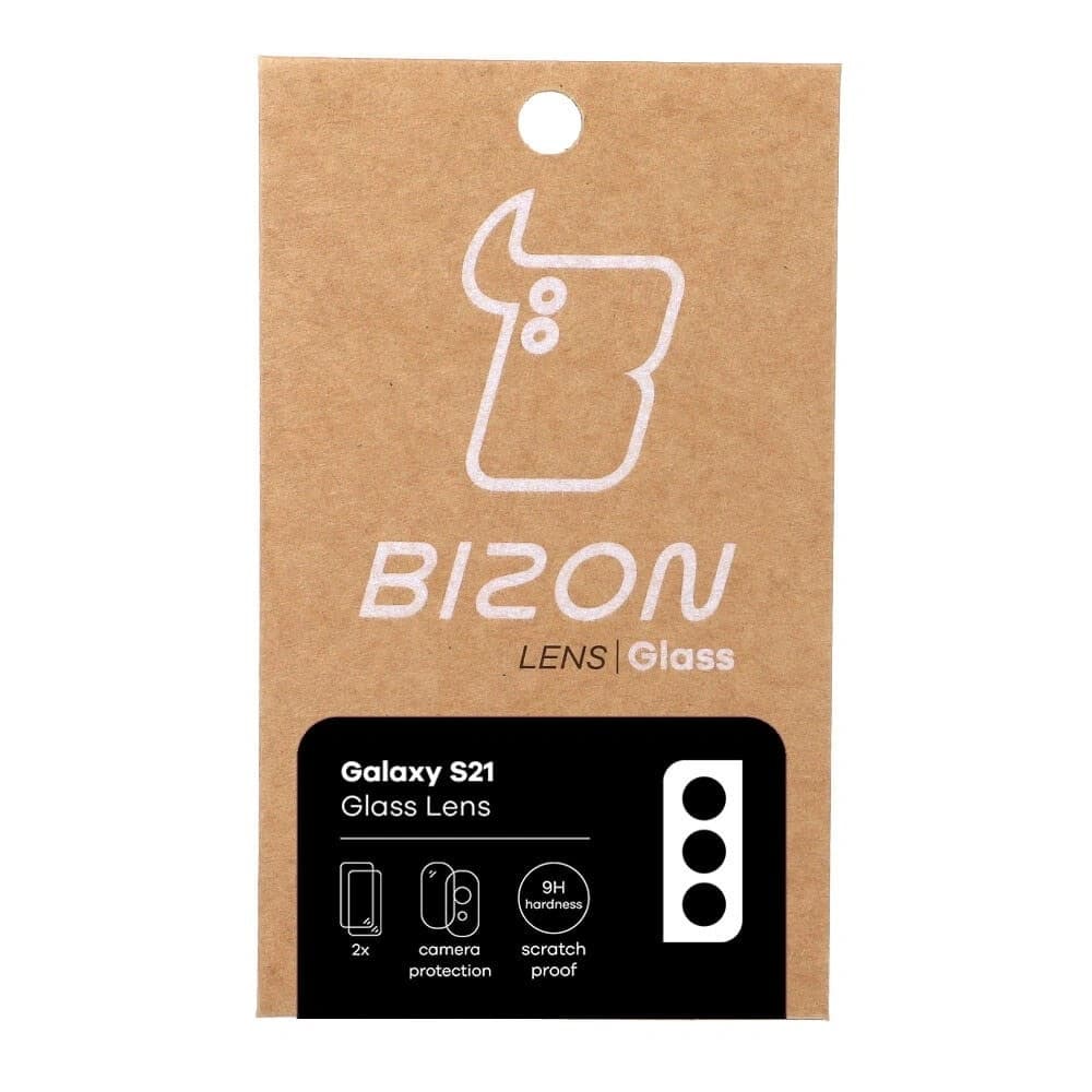 Bizon Glas Linse Samsung Galaxy S21 [2 PACK] - 9