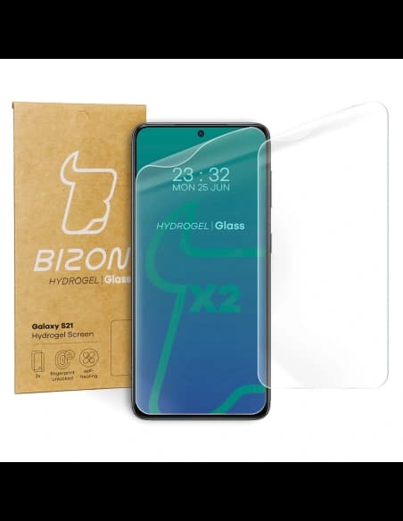 Bizon Glass Hydrogel Samsung Galaxy S21 [2 PACK]