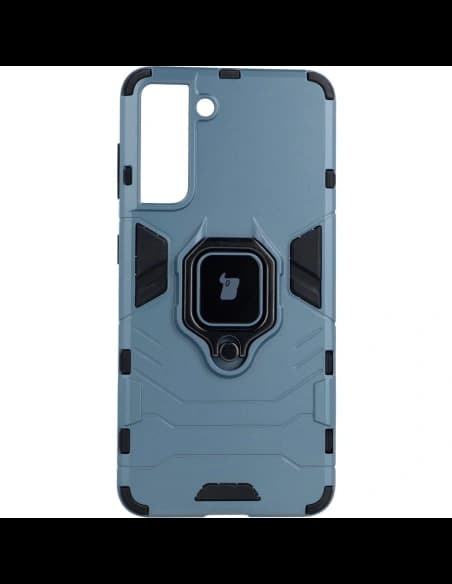 Bizon Case Armor Ring Samsung Galaxy S21 blau