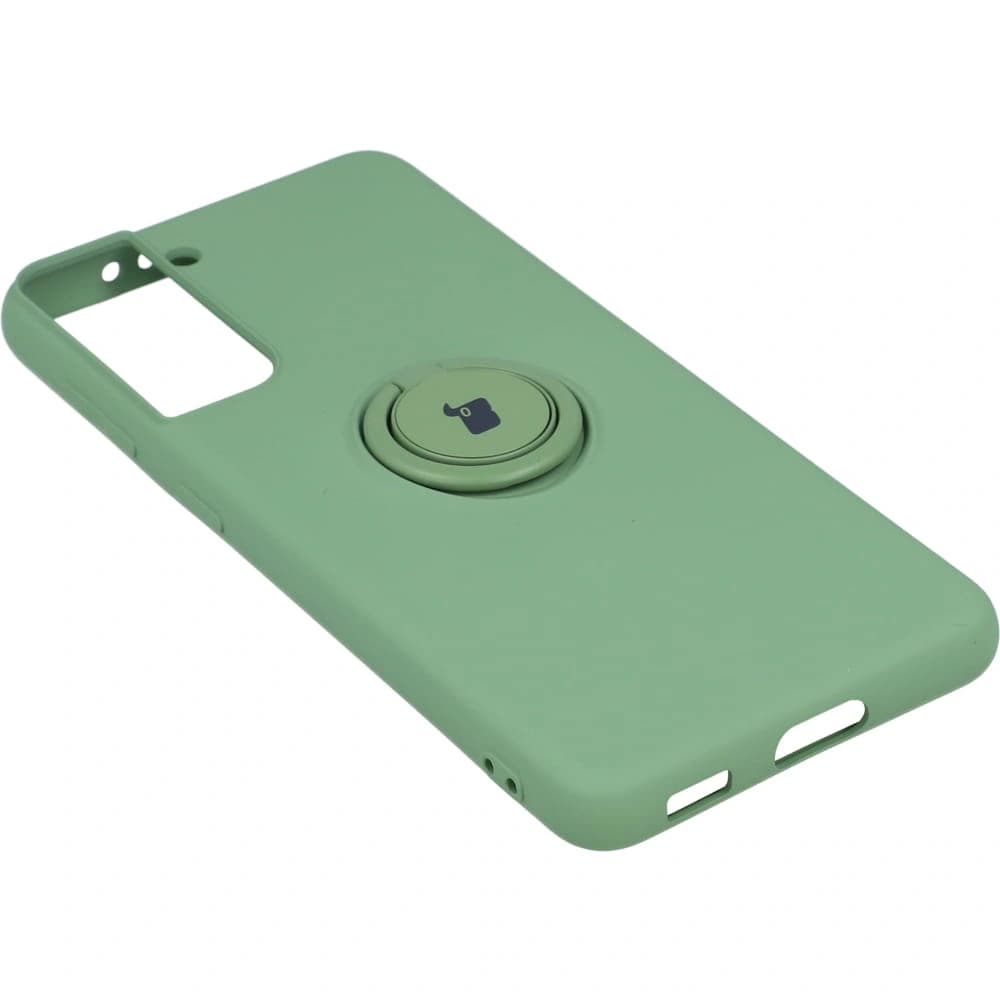 Bizon Case Silikonring Samsung Galaxy S21 hellgrün - 2