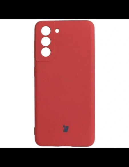 Bizon Case Silikon Samsung Galaxy S21 dunkelrosa