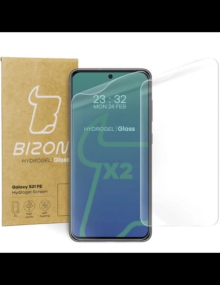 Bizon Glass Hydrogel Samsung Galaxy S21 FE [2 PACK]