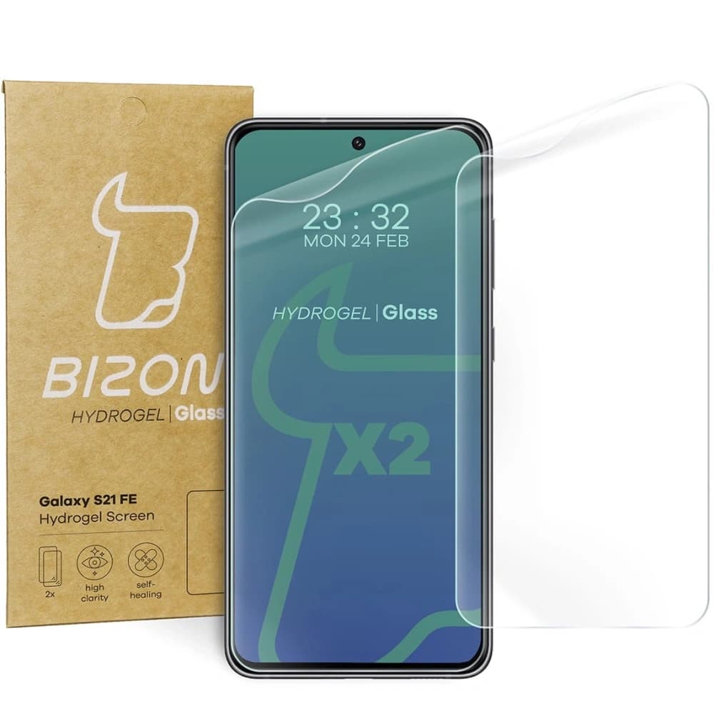 Bizon Glass Hydrogel Samsung Galaxy S21 FE [2 PACK] - 1