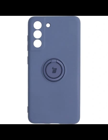 Bizon Case Silicone Ring Samsung Galaxy S21 FE grey