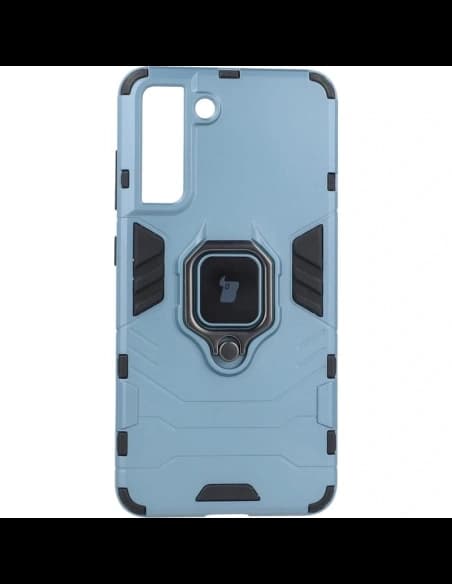 Bizon Case Armor Ring Samsung Galaxy S21 FE blue
