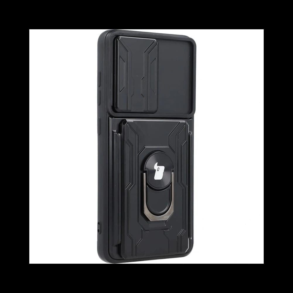 Bizon Case Camshield Card Slot Ring Samsung Galaxy S21 FE black - 2