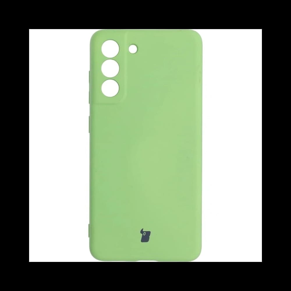 Bizon Case Silicone Samsung Galaxy S21 FE világos zöld