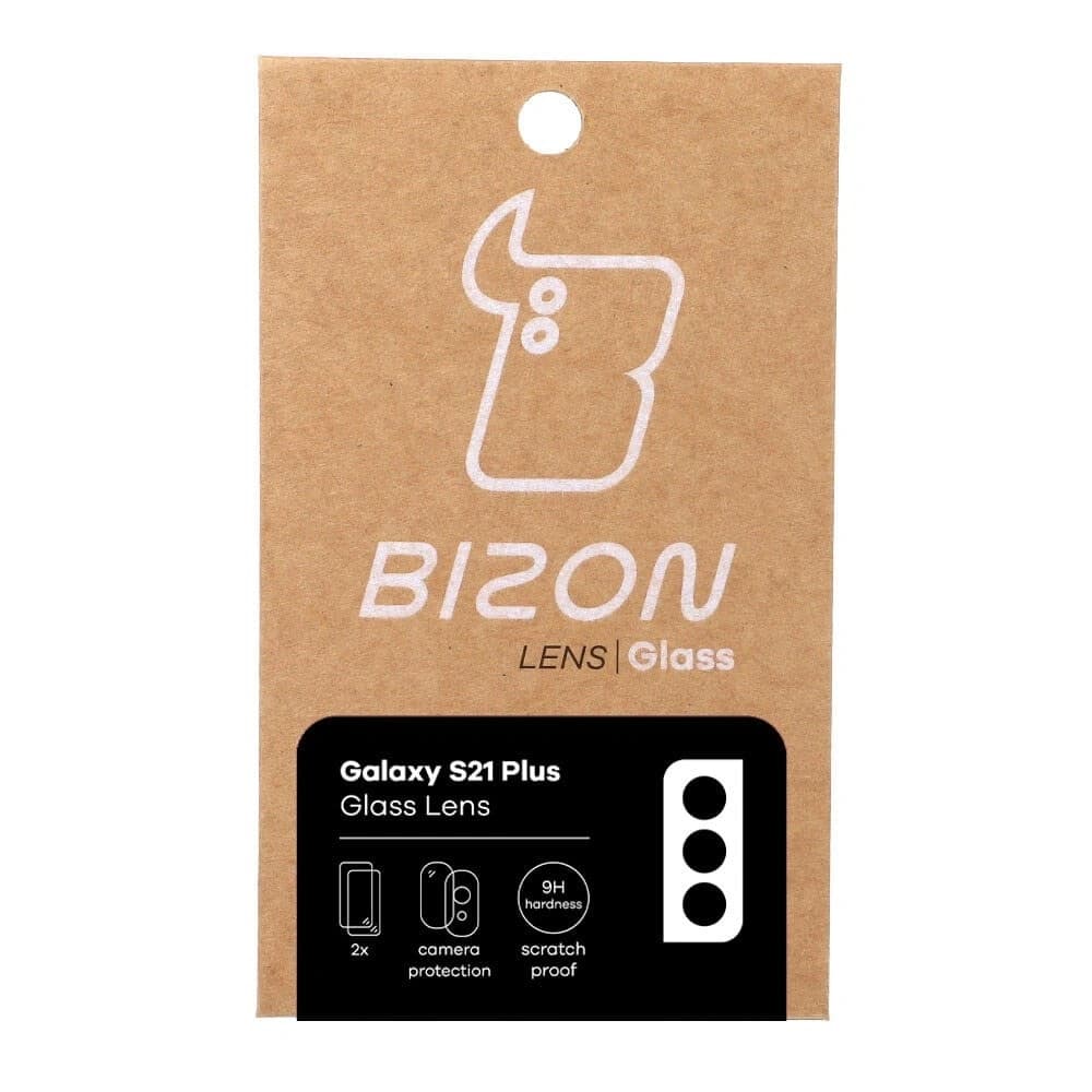 Bizon üveg lencse Samsung Galaxy S21 Plus [2 PACK] - 9