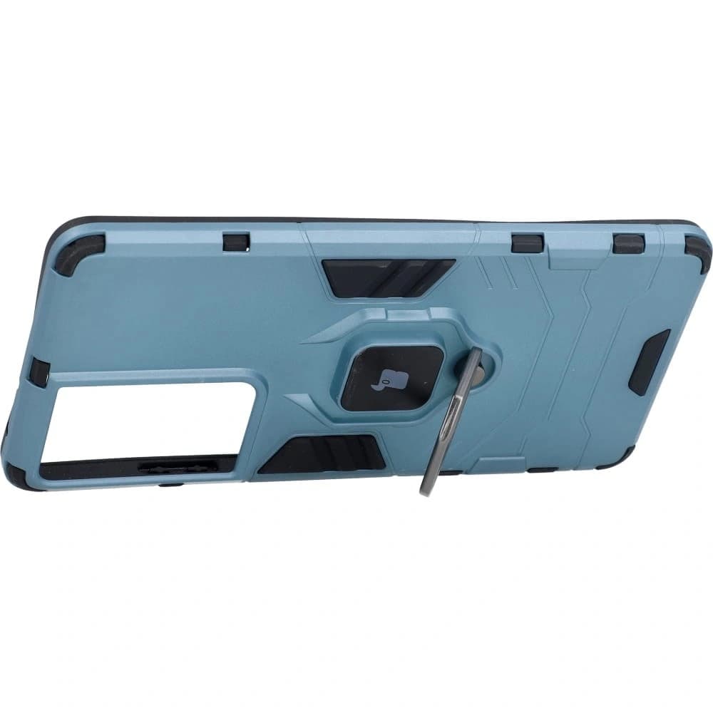 Bizon Case Armor Gyűrű Samsung Galaxy S21 Ultra kék - 3