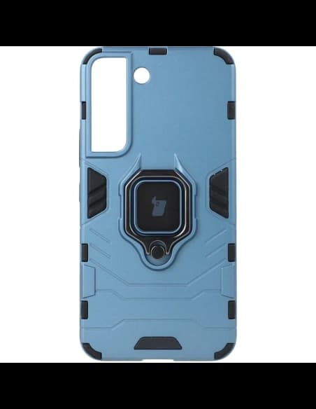 Bizon Case Armor Ring Samsung Galaxy S22 blau