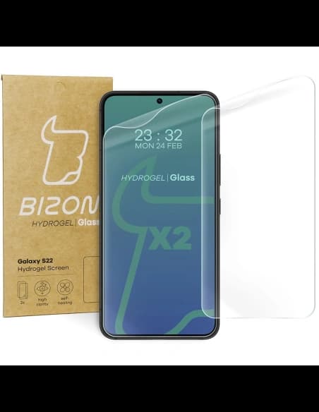 Bizon Glass Hydrogel Samsung Galaxy S22 [2 PACK]