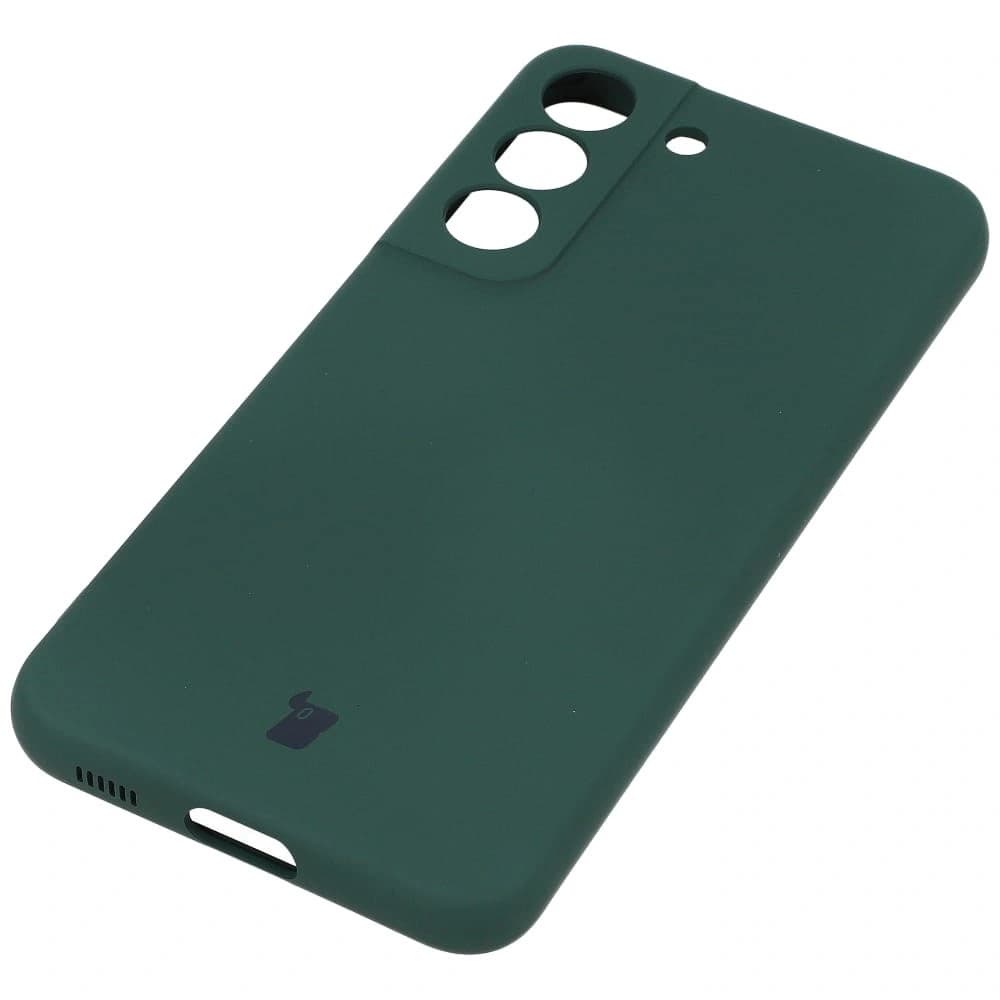 Bizon Case Silikon Samsung Galaxy S22 dunkelgrün - 3