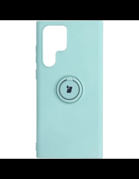 Bizon Case Szilikon Gyűrű Samsung Galaxy S22 Ultra türkiz