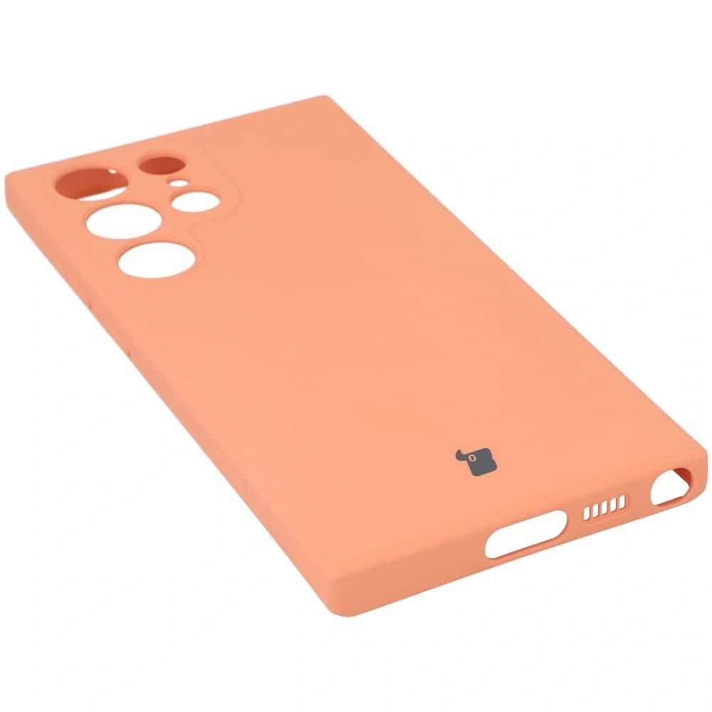 Etui Bizon Case Silicone Sq do Samsung Galaxy S23 Ultra oranžové - 3