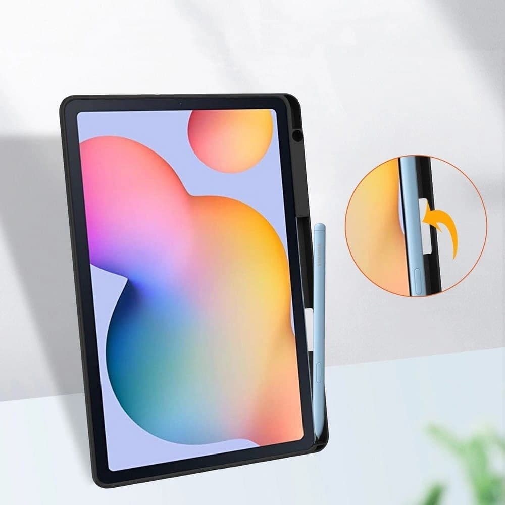 Bizon Case Tab Clear Matt Samsung Galaxy Tab S6 Lite 2024/2022/2020 fekete - 5