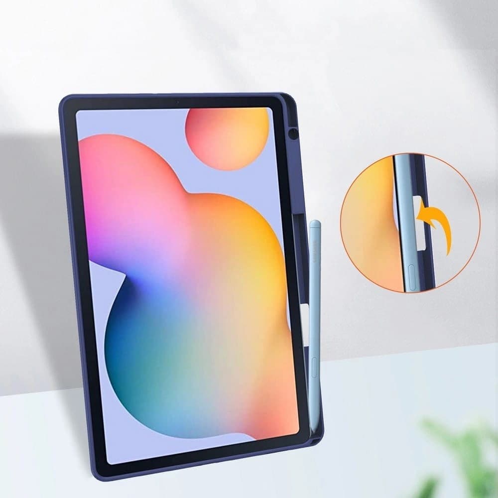 Bizon Case Tab Clear Matt Samsung Galaxy Tab S6 Lite 2024/2022/2020 tengerészkék - 5