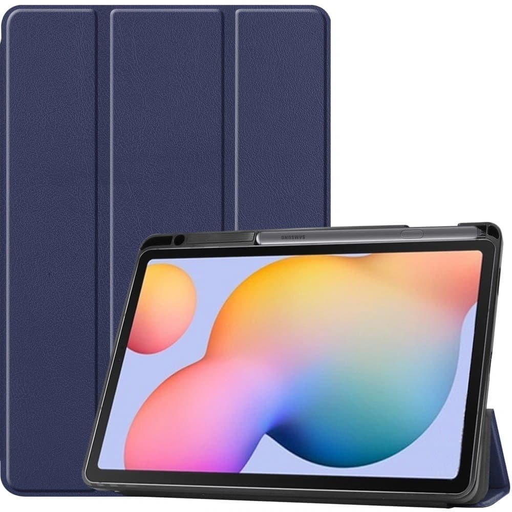 Bizon Case Tab Lizard Samsung Galaxy Tab S6 Lite 2024/2022/2020 tengerészkék - 1
