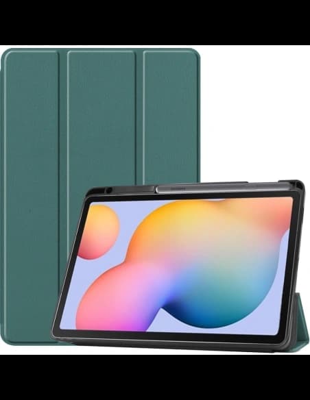 Bizon Case Tab Lizard Samsung Galaxy Tab S6 Lite 2024/2022/2020 sötétzöld