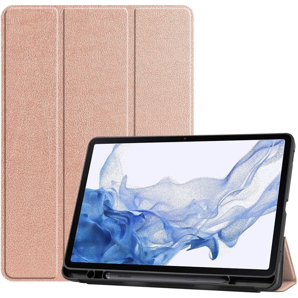 Bizon Case Tab Lizard Samsung Galaxy Tab S8 / S7 rózsaarany - 1
