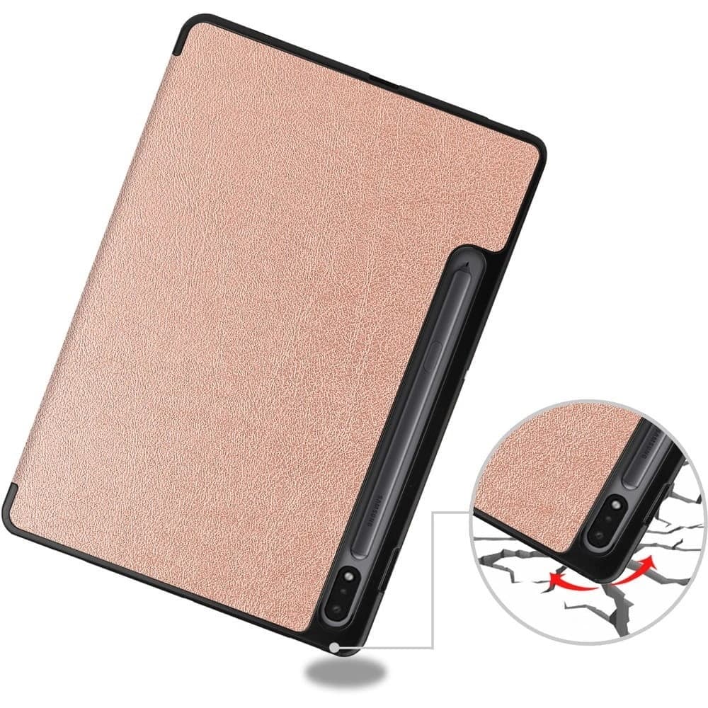 Bizon Case Tab Lizard Samsung Galaxy Tab S8 / S7 rózsaarany - 3