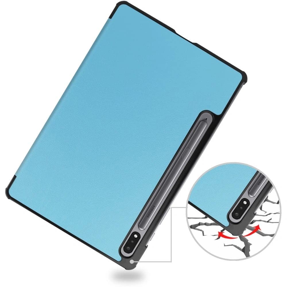 Bizon Case Tab Croc Samsung Galaxy Tab S8 / S7 kék - 3