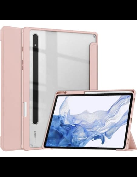 Bizon tok Tab Átlátszó Matt Samsung Galaxy Tab S8 / S7 rózsaarany