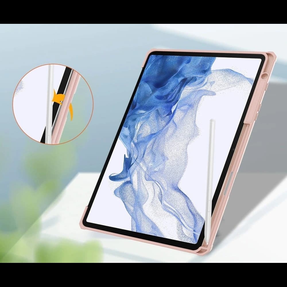 Bizon tok Tab Átlátszó Matt Samsung Galaxy Tab S8 / S7 rózsaarany - 6