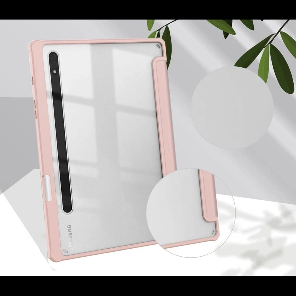 Bizon tok Tab Átlátszó Matt Samsung Galaxy Tab S8 / S7 rózsaarany - 7