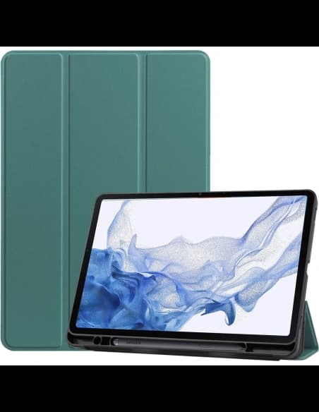 Bizon Case Tab Lizard Samsung Galaxy Tab S8 / S7 sötétzöld