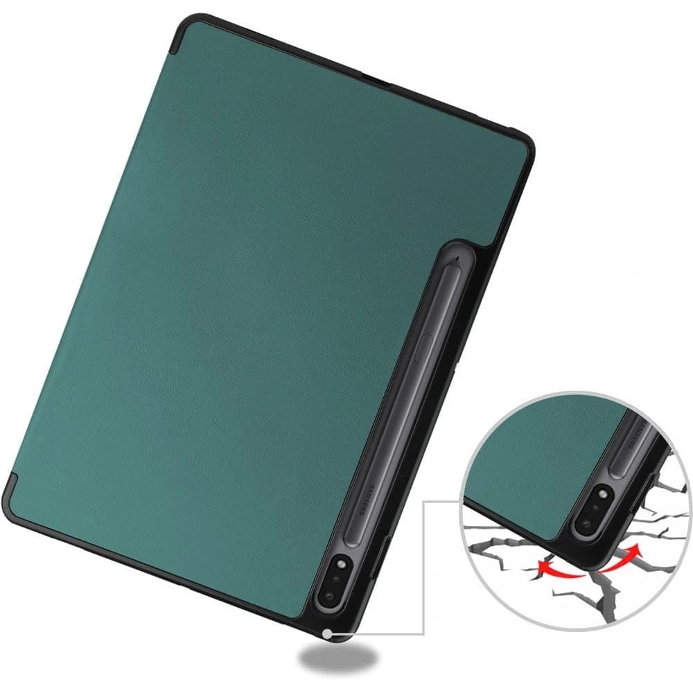 Bizon Case Tab Lizard Samsung Galaxy Tab S8 / S7 sötétzöld - 3