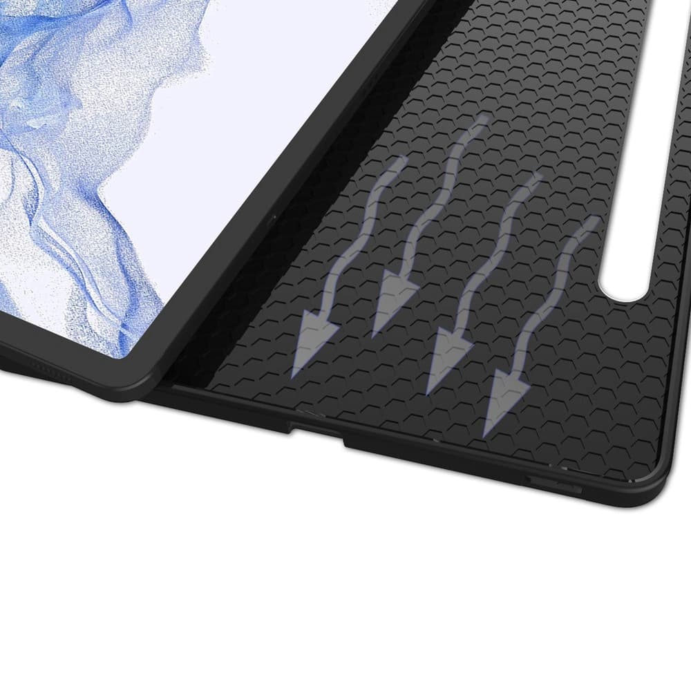 Bizon Case Tab Lizard Samsung Galaxy Tab S8 / S7 sötétzöld - 6