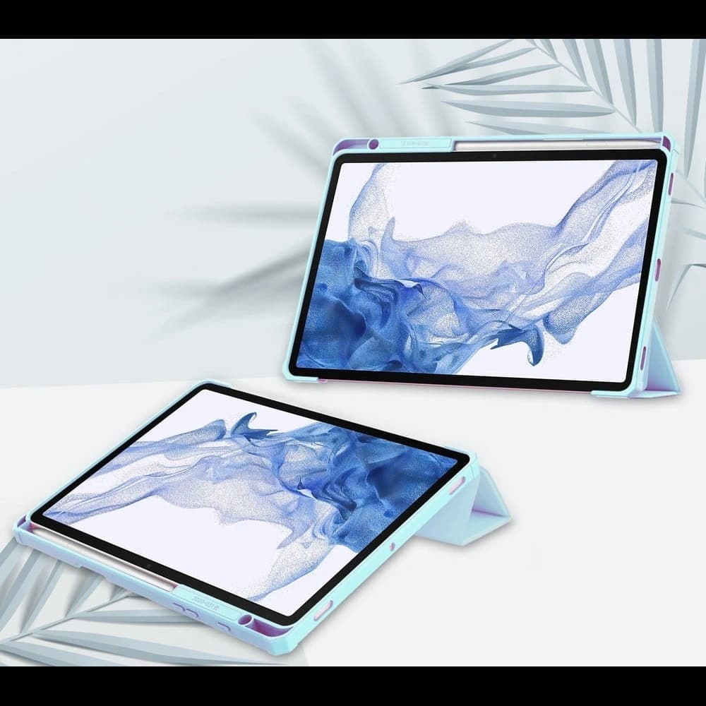 Bizon Case Tab Átlátszó Matt Samsung Galaxy Tab S8 / S7 kék - 2