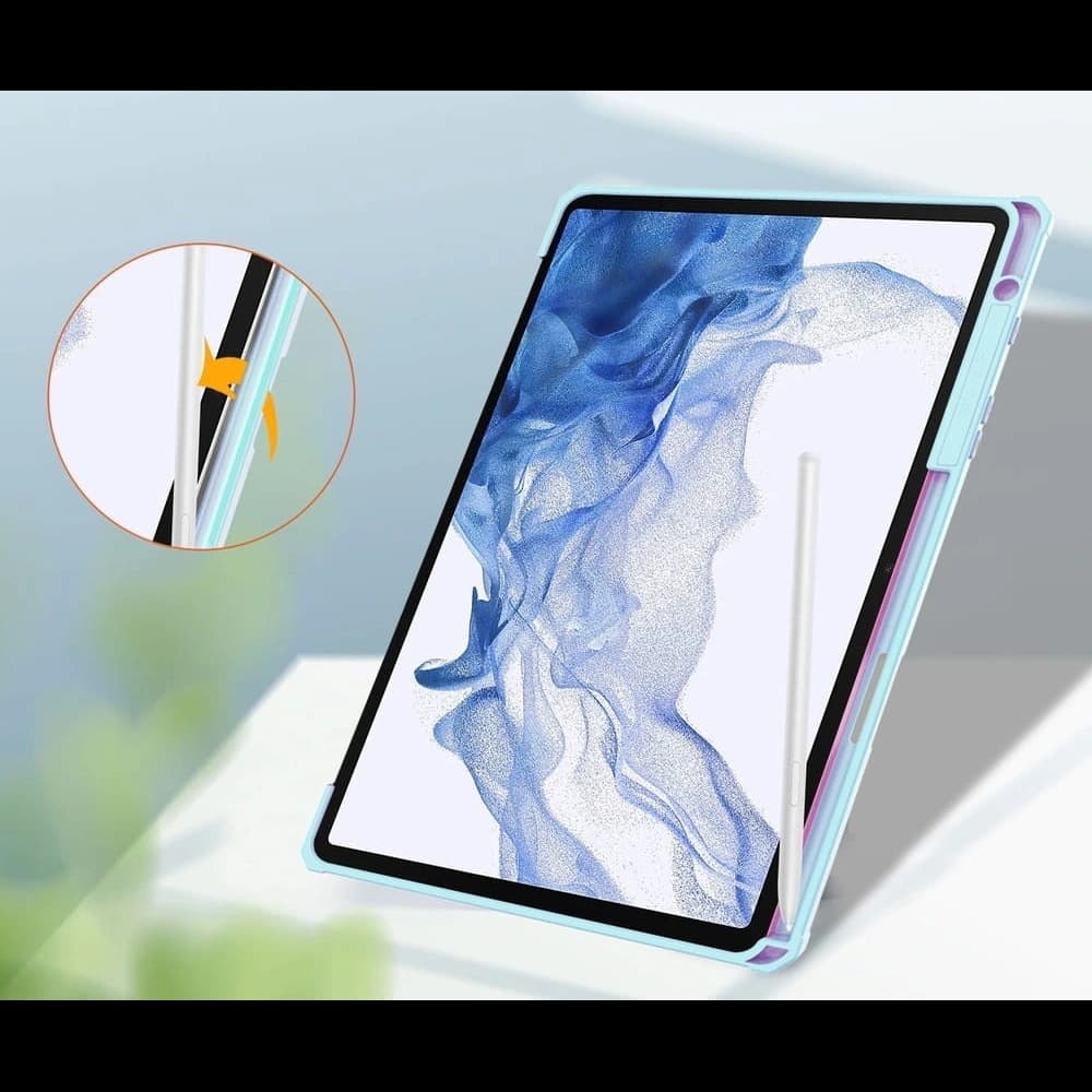 Bizon Case Tab Átlátszó Matt Samsung Galaxy Tab S8 / S7 kék - 6