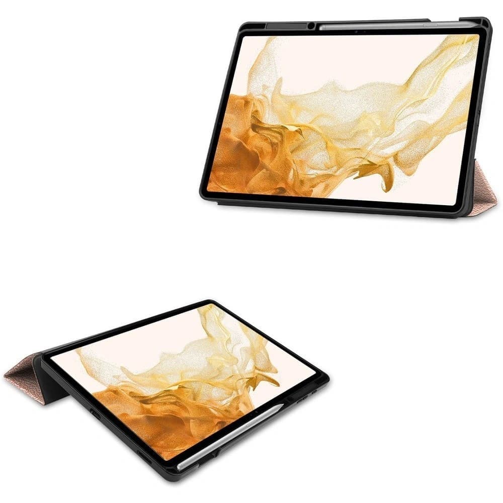 Bizon Case Tab Lizard Samsung Galaxy Tab S8 Plus / S7 Plus rózsaarany - 2