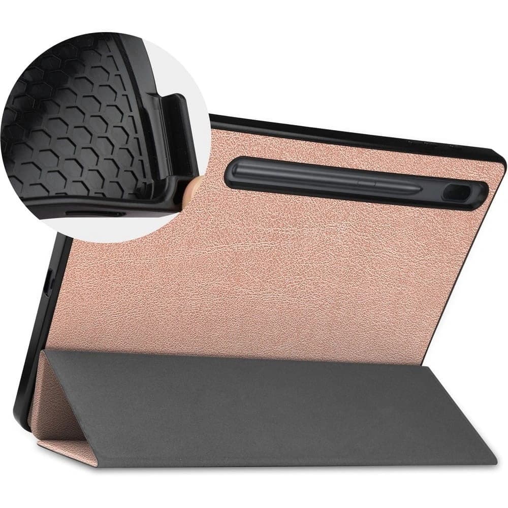 Bizon Case Tab Lizard Samsung Galaxy Tab S8 Plus / S7 Plus rózsaarany - 3