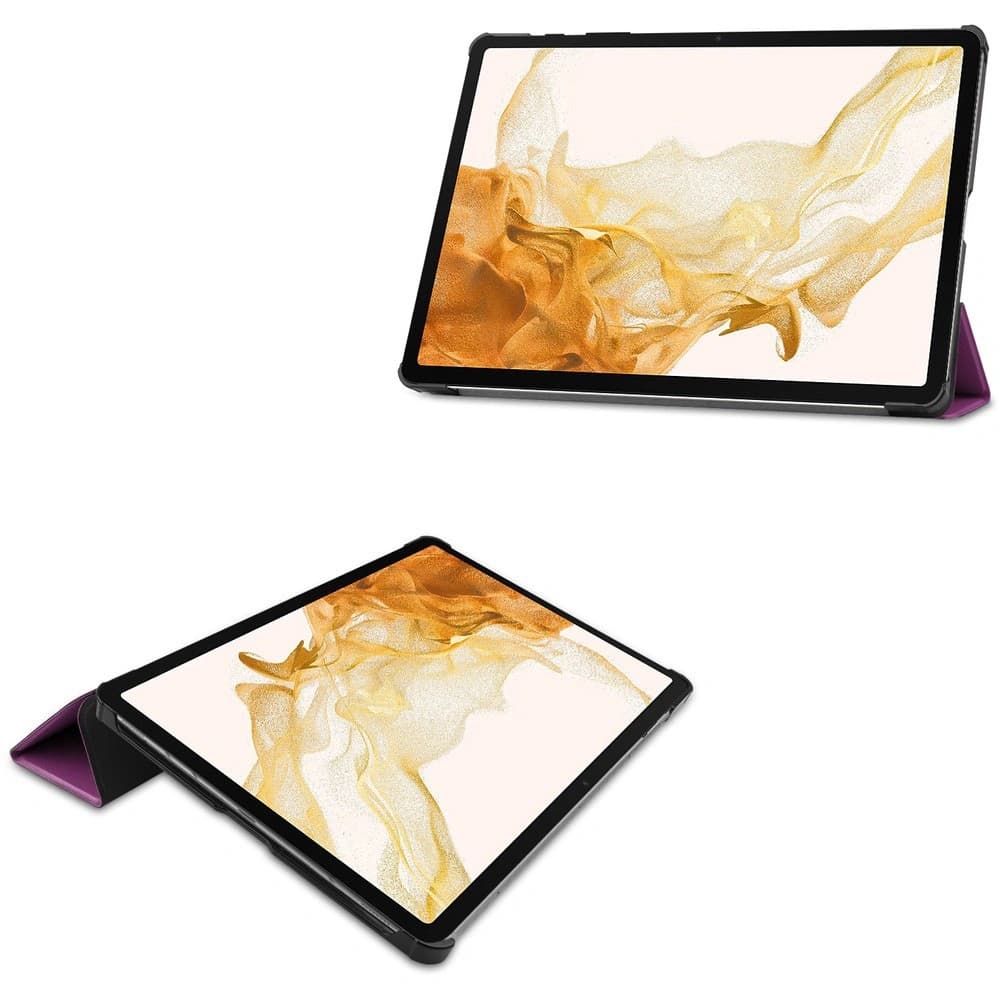 Bizon Case Tab Croc Samsung Galaxy Tab S8 Plus / S7 Plus sötét lila - 2