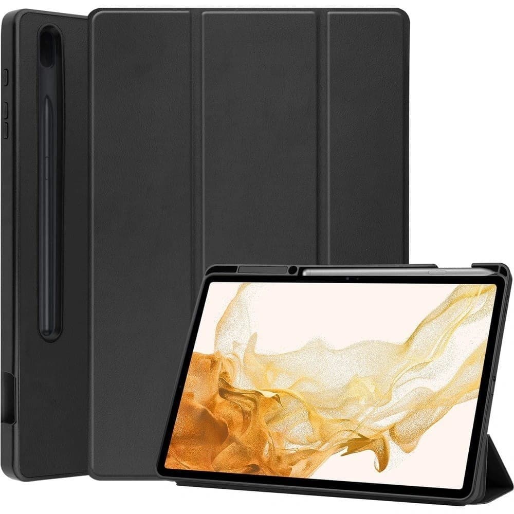 Bizon Case Tab Lizard Samsung Galaxy Tab S8 Plus / S7 Plus schwarz