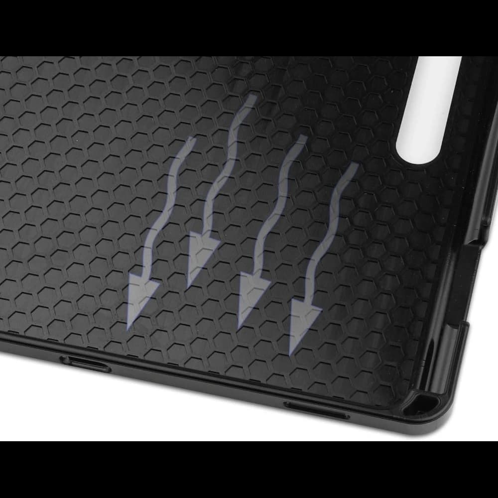 Bizon Case Tab Lizard Samsung Galaxy Tab S8 Plus / S7 Plus schwarz - 6