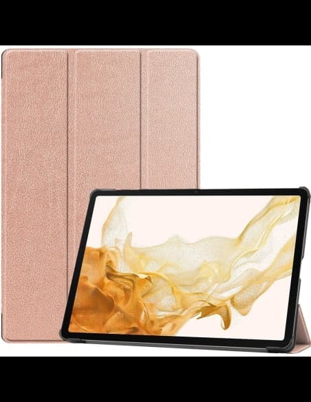 Bizon Case Tab Croc Samsung Galaxy Tab S8 Plus / S7 Plus aur rose