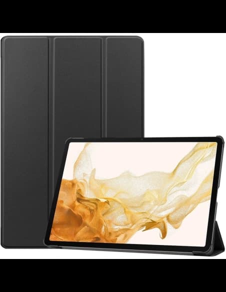 Bizon Case Tab Croc Samsung Galaxy Tab S8 Plus / S7 Plus negru