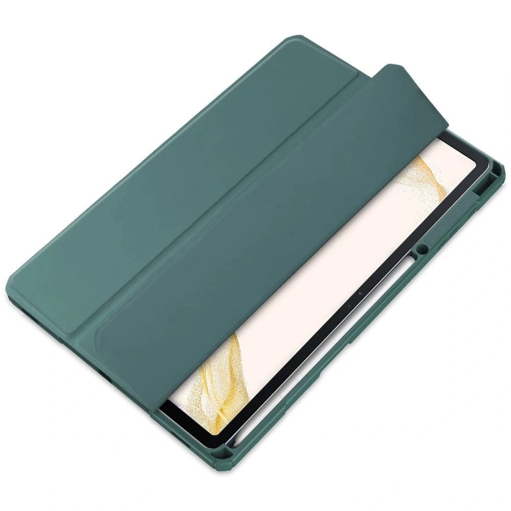 Bizon Case Tab Clear Matt Samsung Galaxy Tab S8 Plus / S7 Plus / S7 FE verde închis - 4