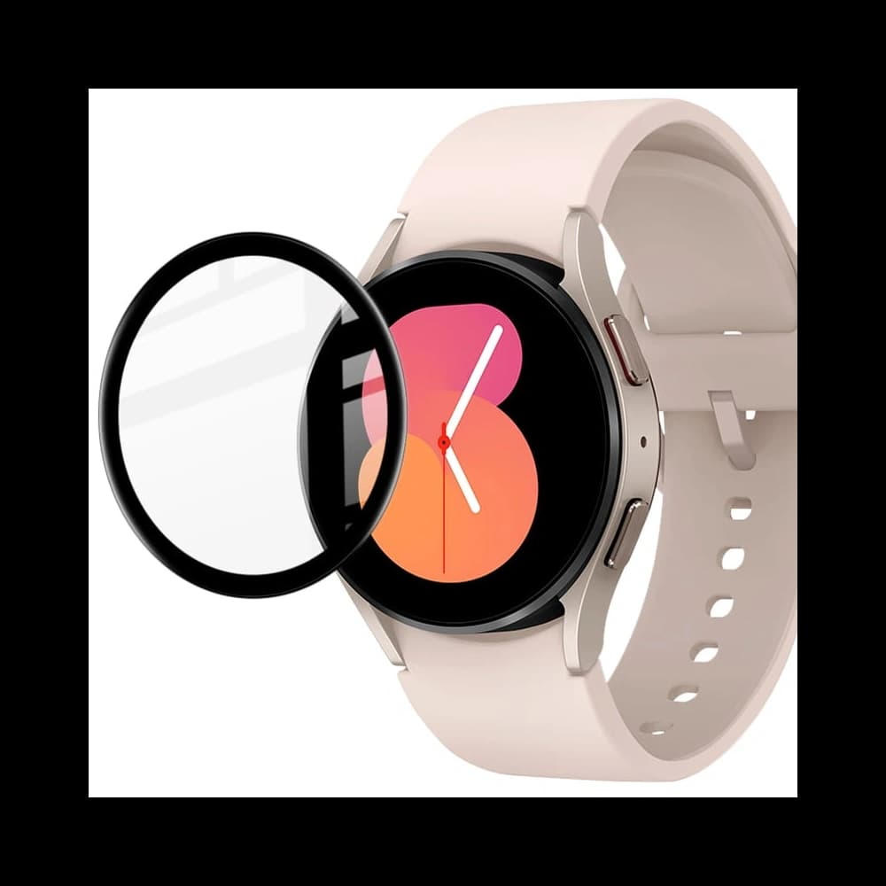 Hybidní sklo Bizon Glass Edge pro Samsung Galaxy Watch 5 / 6 40 mm černé - 3