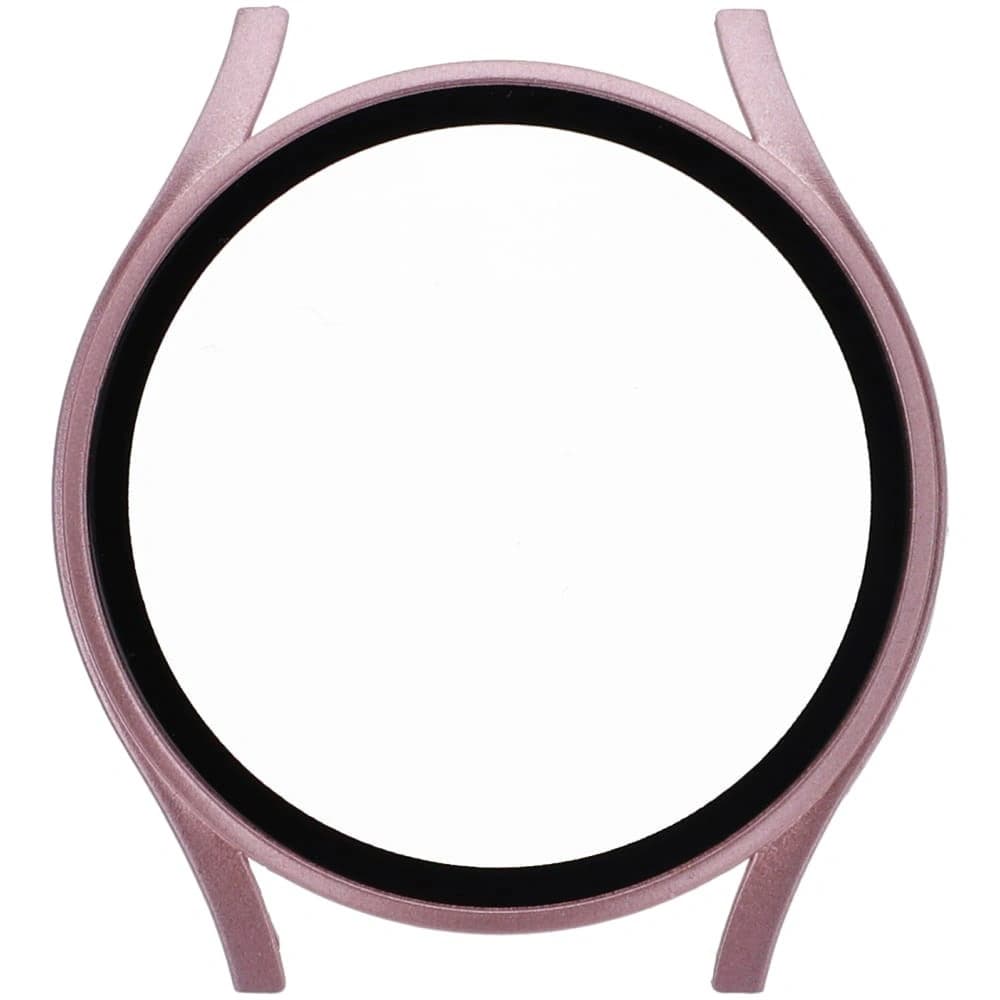 Bizon Case+Glass Samsung Galaxy Watch FE / 5 / 4 40mm metallic rosa - 1