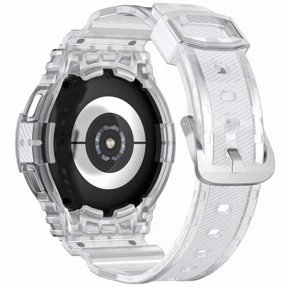 Bizon Strap + Case Uhr Aktion Samsung Galaxy Watch 4 / 5 40 mm klar - 3