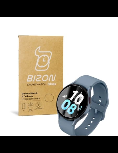 Folie hydrogelové na displej Bizon Glass Hydrogel Samsung Galaxy Watch 5 / 6 44mm [2 PACK]