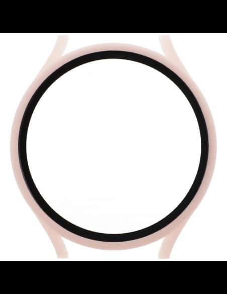 Etui Bizon Case+Glass do Samsung Galaxy Watch 5 44mm růžové