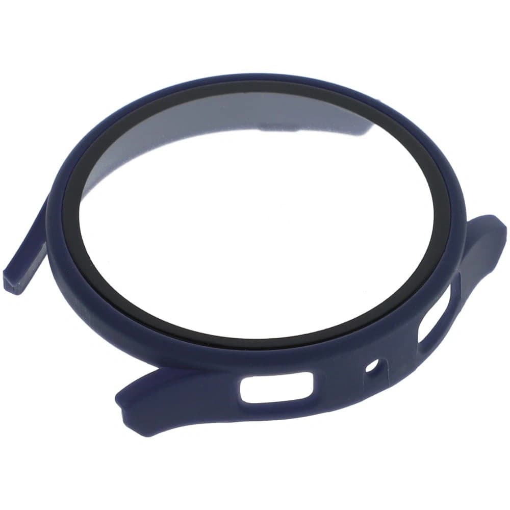 Etui Bizon Case+Glass do Samsung Galaxy Watch 5 44mm modré - 2