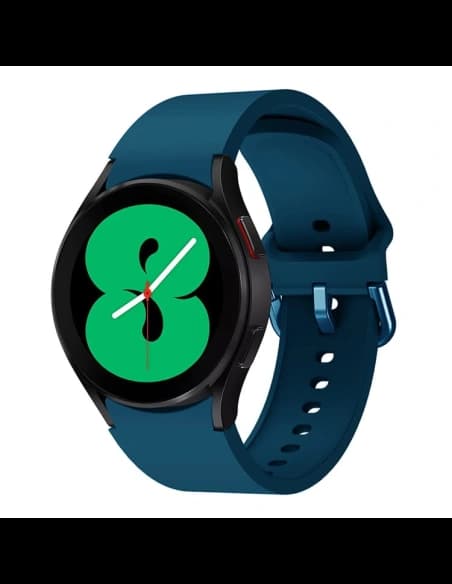 Bizon Armbanduhr Silikon Samsung Galaxy Watch 20 mm dunkel türkis