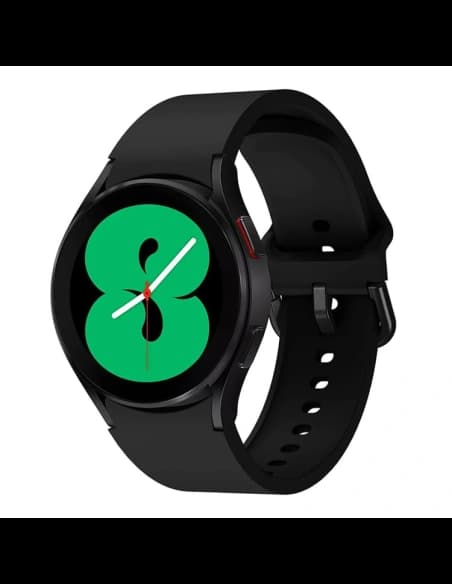 Bizon Armbanduhr Silikon Samsung Galaxy Uhr 20 mm schwarz